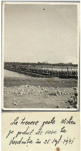 Emil_Dragan_in_war_against_Russia_crosing_Nister_river_1941